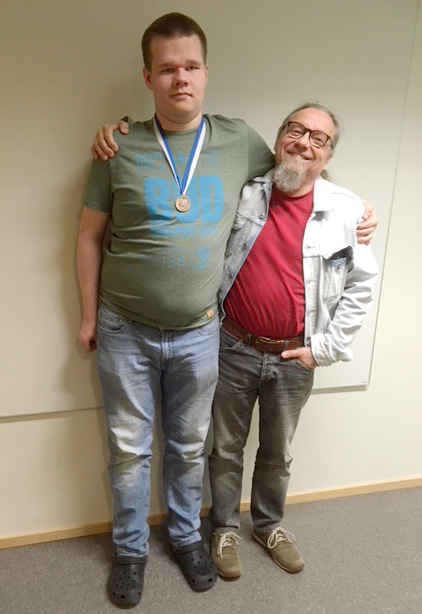 judoka Timo Rautiainen ja valmentaja Kimmo Töttölä