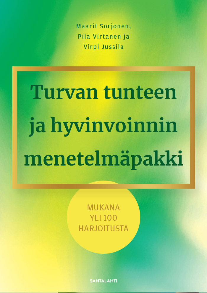 Turvan tunteen ja hyvinvoinnin menetelmäpakki -kirjan etukansi.