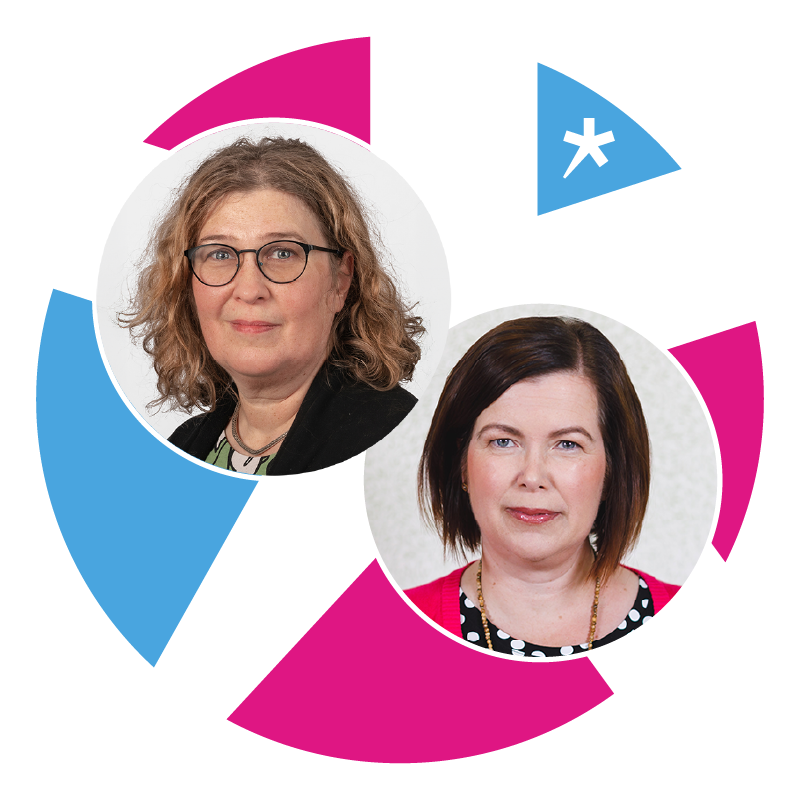 Kaisa Räty ja Päivi Tanner.